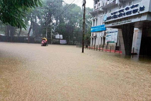 ২৪ ঘণ্টায় দেশে সর্বোচ্চ ৩৫৮ মি.মি. বৃষ্টিপাত সিলেটে