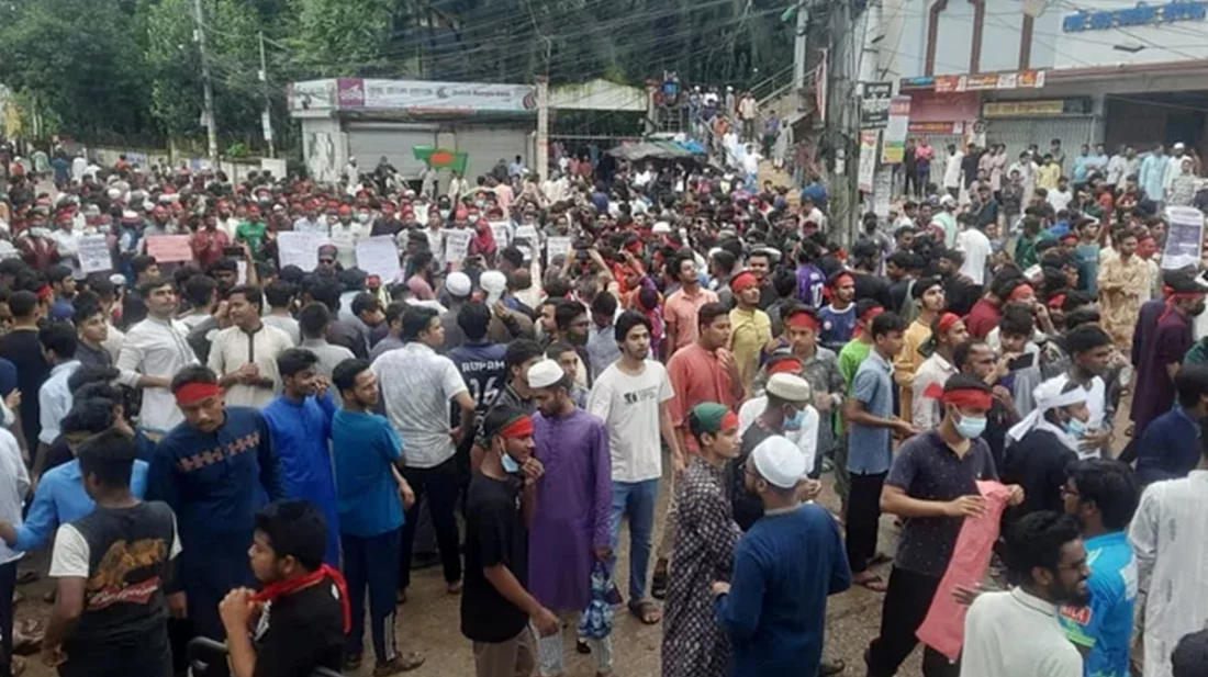 হবিগঞ্জে পুলিশের সঙ্গে ছাত্র-জনতার সংঘর্ষ, একজন নিহত